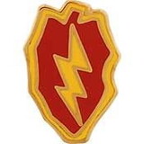 Eagle Emblems P15834 Pin-Army, 025Th Inf.Div. (Mini) (5/8