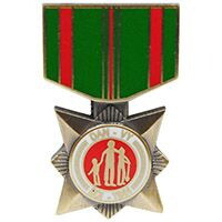 Eagle Emblems P15837 Pin-Medal,Viet,Civ.Action 1ST (RVN), (1-3/16")