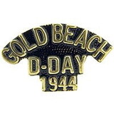 Eagle Emblems P15852 Pin-Wwii,Scr,D-Day Gld Be (1-1/4