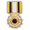 Eagle Emblems P15863 Pin-Medal, Usaf Dist.Serv. (1-3/16")
