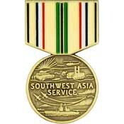Eagle Emblems P15866 Pin-Medal,Sw Asia (1-3/16")