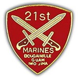 Eagle Emblems P15877 Pin-Usmc, 021St Regiment (1
