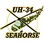Eagle Emblems P15903 Pin-Hel,Uh-34 Seahorse (1-3/8")