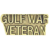 Eagle Emblems P15906 Pin-Gulf War,Vet,Scrpt. (1-1/4")