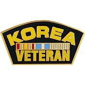 Eagle Emblems P15907 Pin-Korea, Veteran W/Ribb. (1-1/4")