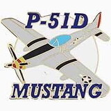Eagle Emblems P15918 Pin-Apl, P-51D Mustang (1-1/2