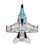 Eagle Emblems P15923 Pin-Apl,F-018 Hornet,Top (1-3/8")