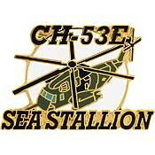 Eagle Emblems P15926 Pin-Hel,Ch-53E Sea Stallion (1-5/8")