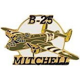 Eagle Emblems P15935 Pin-Apl, B-25 Mitchell (1-1/2