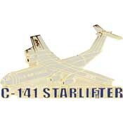 Eagle Emblems P15938 Pin-Apl,C-141 Starlifter (1-1/2")