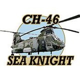 Eagle Emblems P15941 Pin-Hel, Ch-46 Sea Knight- (Camo) (1-5/8