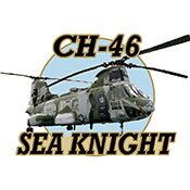 Eagle Emblems P15941 Pin-Hel,Ch-46 Sea Knight- (1-5/8")