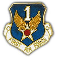 Eagle Emblems P15949 Pin-Usaf,001St,Shield (1")