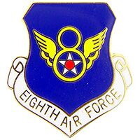 Eagle Emblems P15955 Pin-Usaf,008Th,Shield (1")