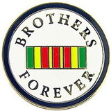 Eagle Emblems P15972 Pin-Viet,Brothers Forever (1