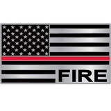 Eagle Emblems P15979 Pin-Fire,Red Line Honor Flag (1-1/8