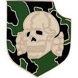 Eagle Emblems P15983 Pin-Skull & Shield, Camo (1