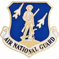 Eagle Emblems P15987 Pin-Usaf,National Guard (1-1/8")