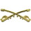 Eagle Emblems P16003 Bdg-Army, Cav.Swords (2-1/4")