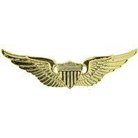 Eagle Emblems P16013 Wing-Army,Aviator,Basic (GLD), (2-9/16")