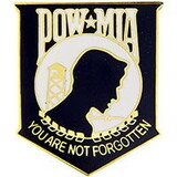 Eagle Emblems P16016 Pin-Pow*Mia,You'Re Not,Bk (1-1/2