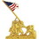 Eagle Emblems P16018 Pin-Usmc,Iwo Jima,Emblem (LRG), (2")