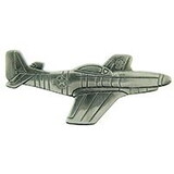 Eagle Emblems P16021 Pin-Apl,P-51 Mustang (PWT), (2-5/8