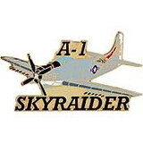 Eagle Emblems P16033 Pin-Apl, A-01 Skyraider (2-1/4