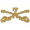 Eagle Emblems P16041 Bdg-Army,Cav.Swords,07Th (2-1/4")