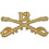 Eagle Emblems P16042 Bdg-Army, Cav.Swords, 12Th (2-1/4")