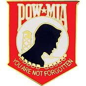 Eagle Emblems P16055 Pin-Pow*Mia,You&#039;Re Not,Rd (1-1/2")