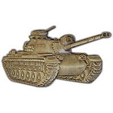 Eagle Emblems P16056 Pin-Tank, M48, Lrg (2