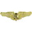 Eagle Emblems P16074 Wing-Usaf, Gunner, Ariel- Gold (3")