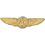 Eagle Emblems P16076 Wing-Usn, Aircrew, Gold (2-3/4")