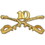 Eagle Emblems P16148 Bdg-Army, Cav.Swords, 10Th (2-1/4")