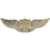 Eagle Emblems P16159 Wing-Usaf,Pilot.Early (2-3/4")