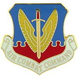 Eagle Emblems P16181 Pin-Usaf, Air Combat Cmd. (1-1/2