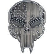 Eagle Emblems P16185 Pin-Sniper Skull (1-5/8")