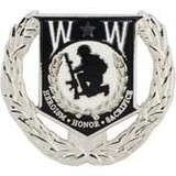 Eagle Emblems P16223 Pin-Wounded Warrior Wreath (1-1/2