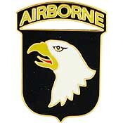 Eagle Emblems P16288 Pin-Army,101St Abn Div (1-1/2")
