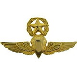 Eagle Emblems P16319 Wing-Usn/Usmc, Para, Master (Gld) (2-3/4