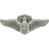 Eagle Emblems P16344 Wing-Usaf, Flt.Nurse, Mast. (3