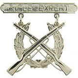 Eagle Emblems P16367 Bdg-Usmc,Rifle,Expert (1-15/16