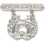 Eagle Emblems P16370 Bdg-Usmc, Pistol, Expert (1-7/16")