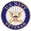 Eagle Emblems P16423 Pin-Usn Logo Veteran (Xlg) (1-1/2")