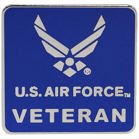 Eagle Emblems P16426 Pin-Usaf Symbol Veteran (Xlg) (1-1/2")