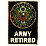 Eagle Emblems P16427 Pin-Army Symbol, Retired (1-1/2