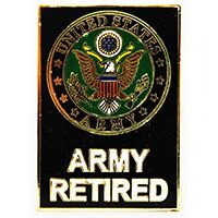 Eagle Emblems P16427 Pin-Army Symbol, Retired (1-1/2")