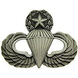 Eagle Emblems P16547 Wing-Army, Para, Master (Pewter)    Full Size (1-1/2