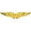 Eagle Emblems P16557 Wing-Usn,Flight Off.Gold (1-1/2")